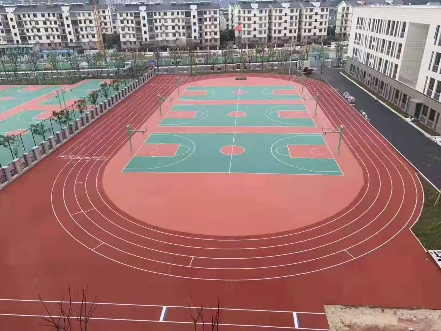 宝鸡市混合型塑胶跑道非标定制游乐设施 - 一站式服务